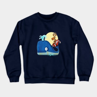 Santa Claus comes from the Sea Crewneck Sweatshirt